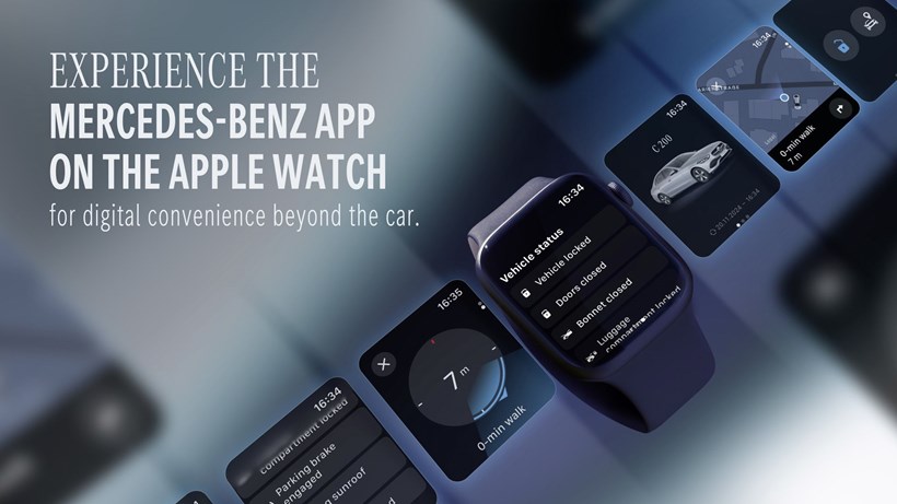 Mercedes εφαρμογή για apple watch