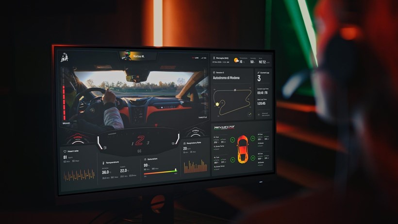 Lamborghini Telemetry X ψηφιακός συνοδηγός για supercars