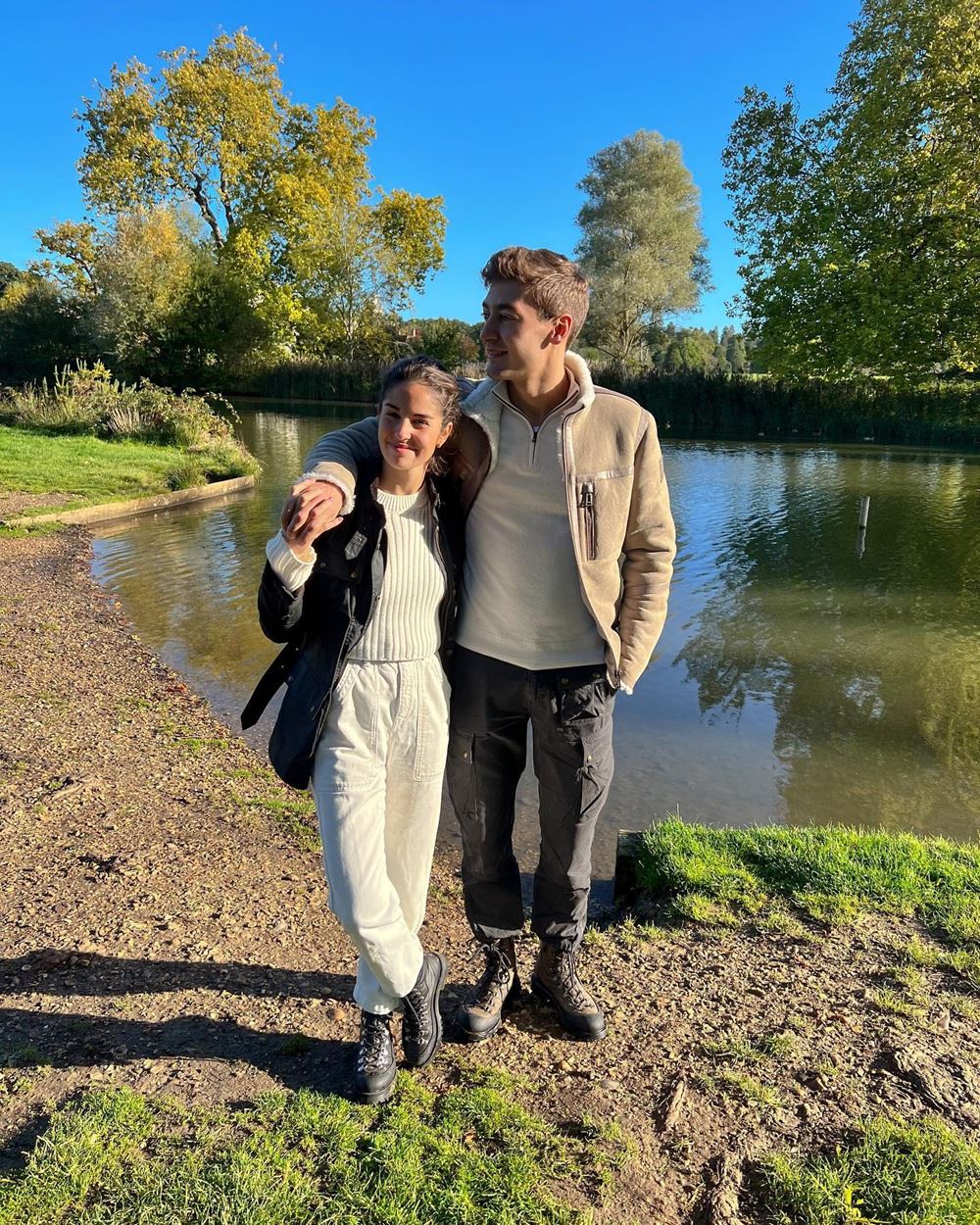 Carmen Mundt and George Russell