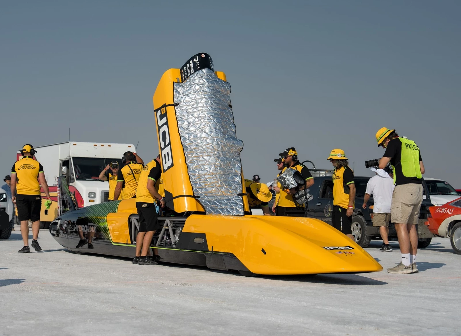 JCB Hydromax παγκόσμιο ρεκόρ ταχύτητας
