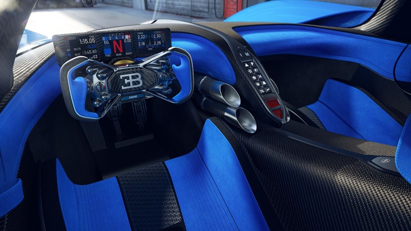 Bugatti Bolide εσωτερικό