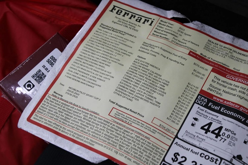 Ferrari SF90 Spider Bring a Trailer