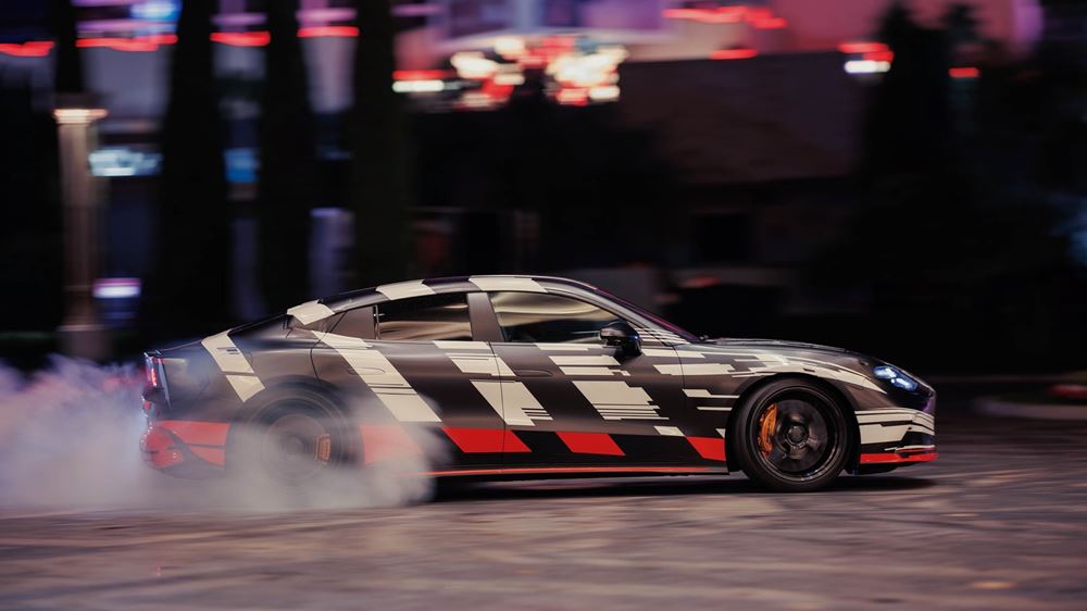 Mercedes-AMG GT 4-door coupe Brad Pitt George Russell