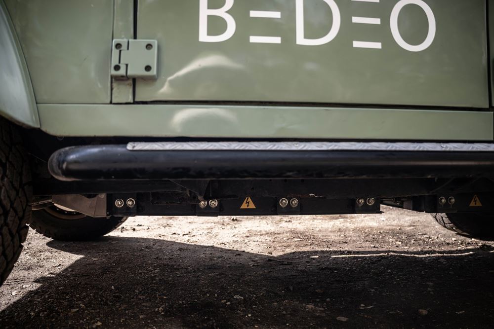 Land Rover Defender ηλεκτρικό Restomod Bedeo