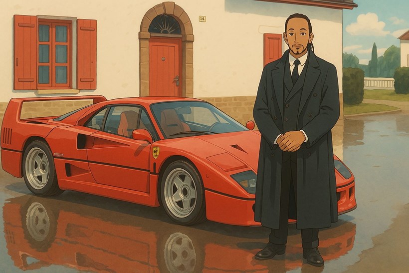 Lewis Hamilton Maranello 2025 Ghibli Studios