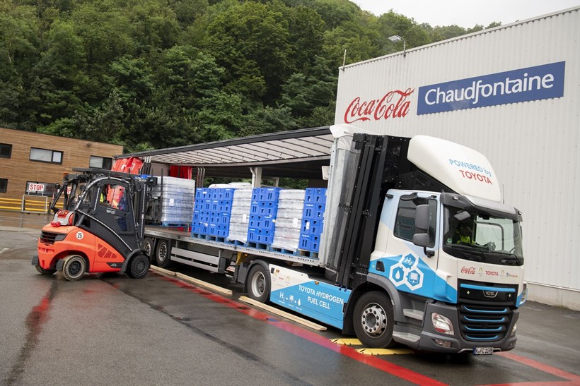 Toyota Φορτηγό υδρογόνου για την Coca Cola