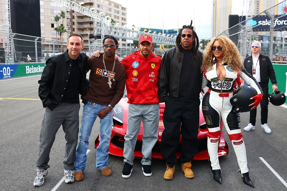 F1 GP ΛΑς Βέγκας Μπιγιονσέ Jay-Z Lewis Hamilton