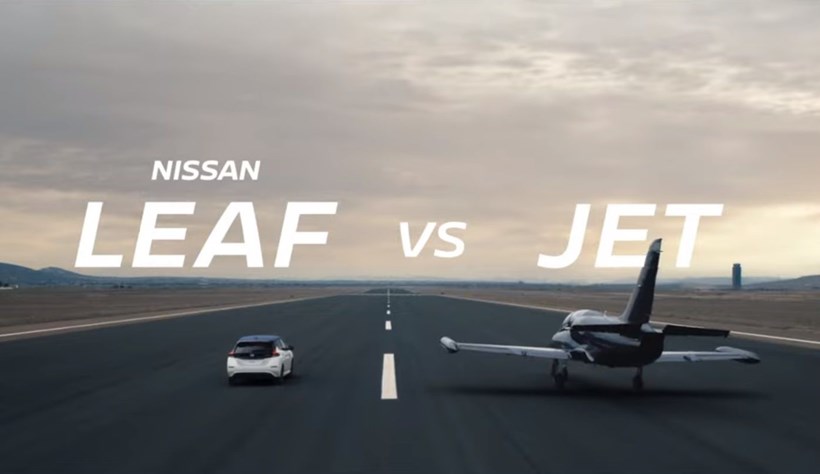 Nissan Leaf VS Jet