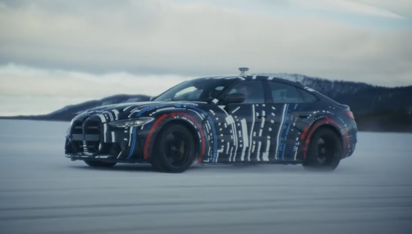 BMW M3 ηλεκτρική δοκιμές