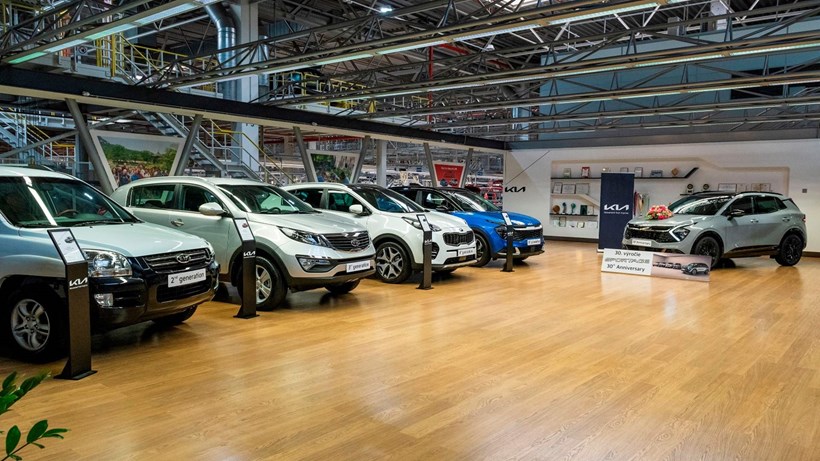 Kia ergostasio Zilina paragogi Sportage