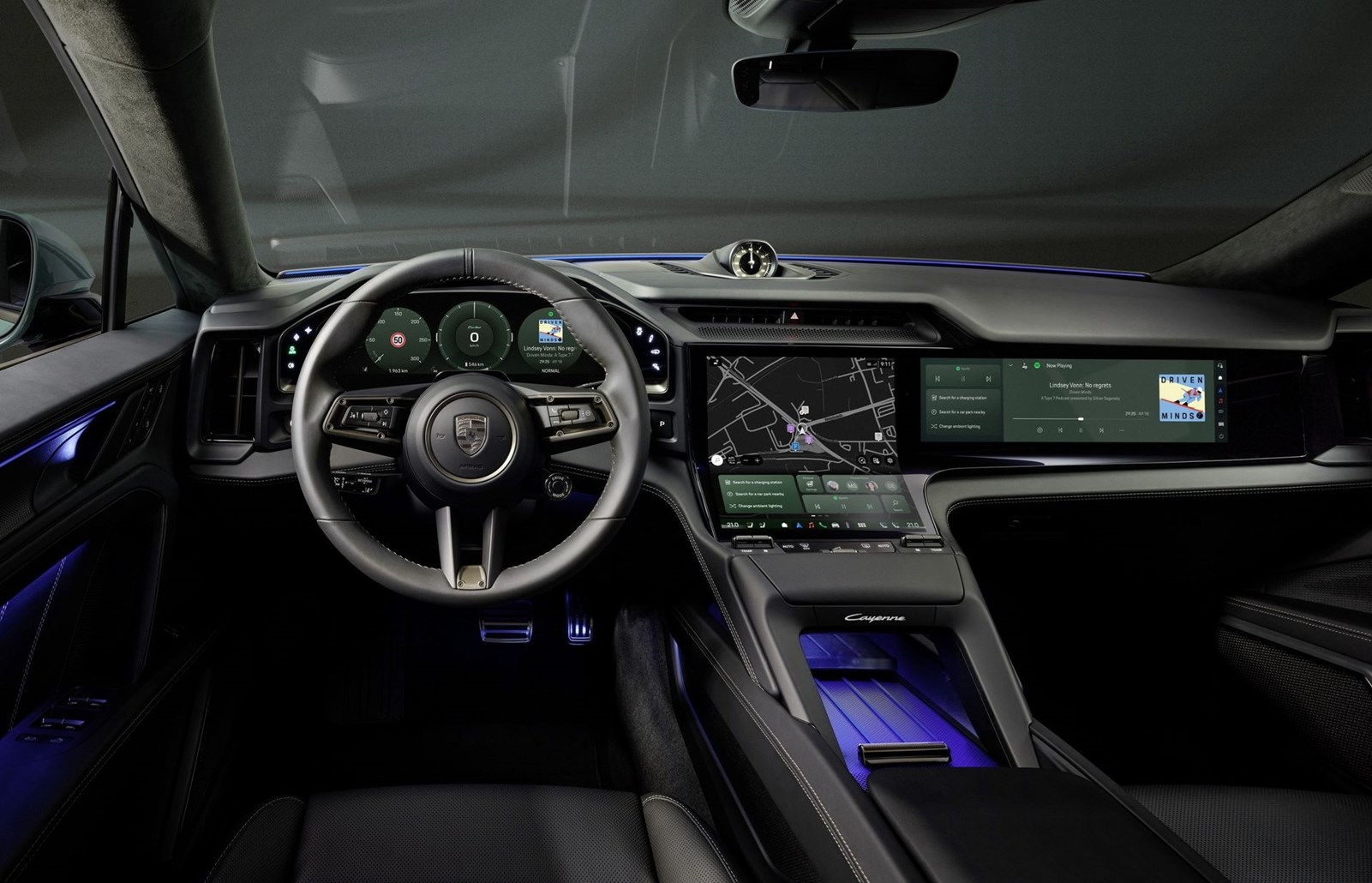 Porsche Cayenne Electric Interior