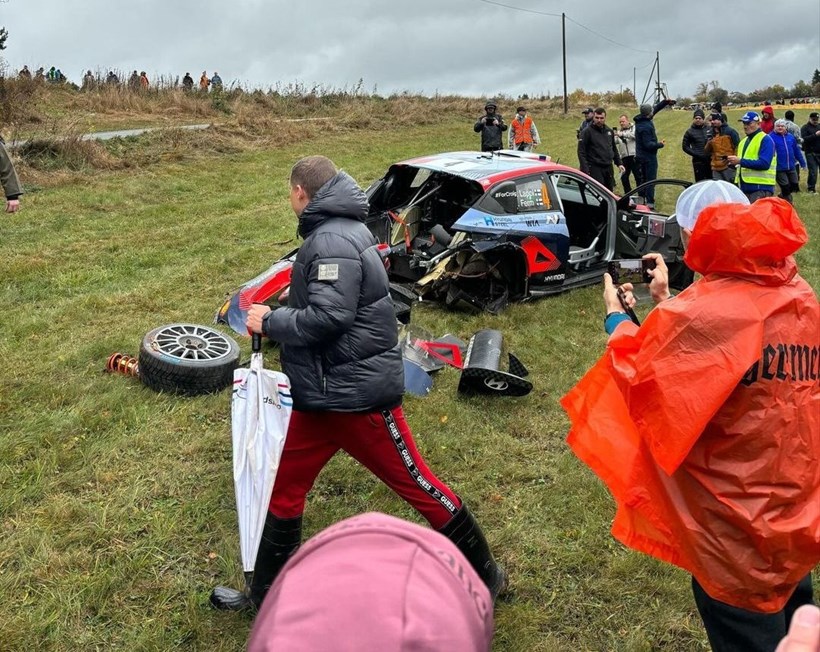 WRC Lappi Ατύχημα ράλλι κεντρικής Ευρώπης