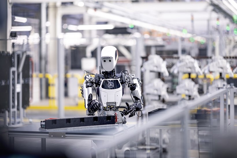 Mercedes Berlin humanoid robot