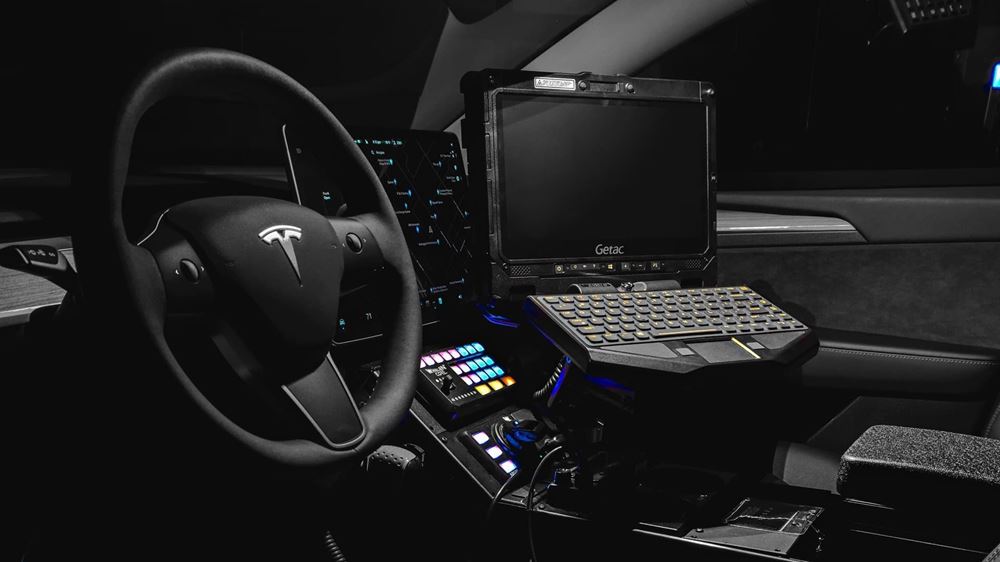 Tesla Model Y police car