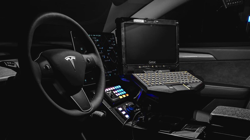 Tesla Model Y police car