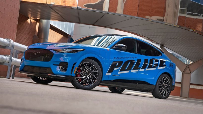 Ford Mustang Mach-E GT police car