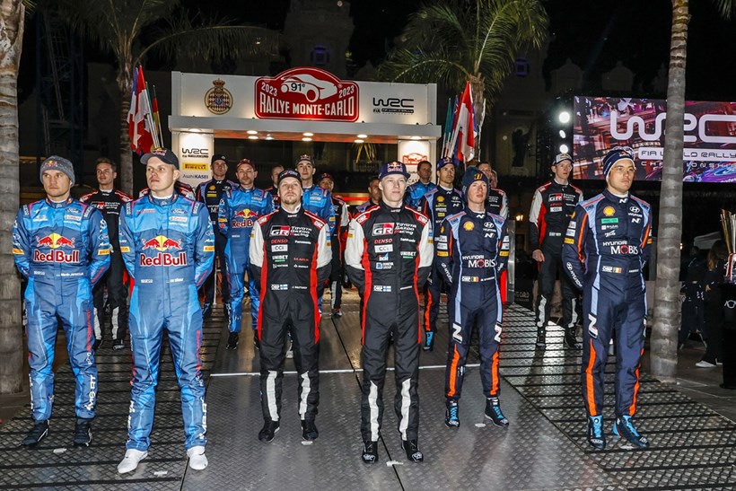 WRC Monte Carlo Rally Start