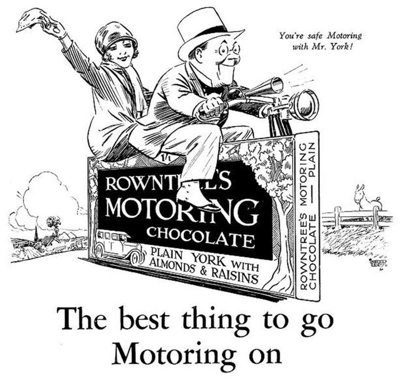 Motoring chocolate