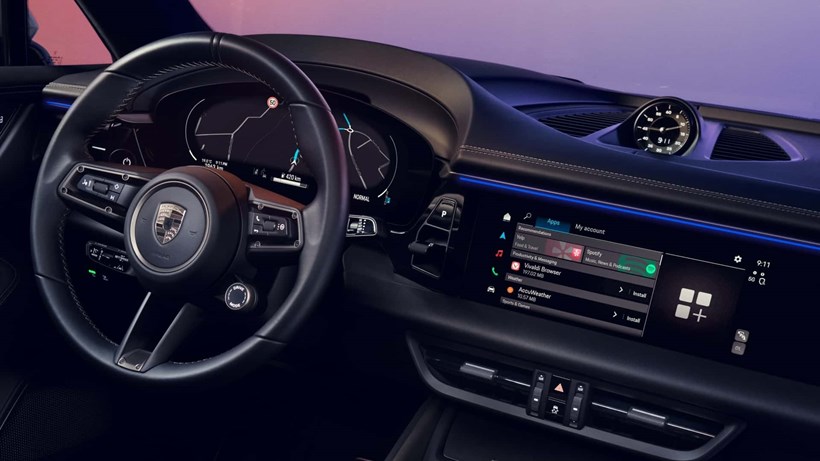 Porsche Macan ηλεκτρική νέο εσωτερικό
