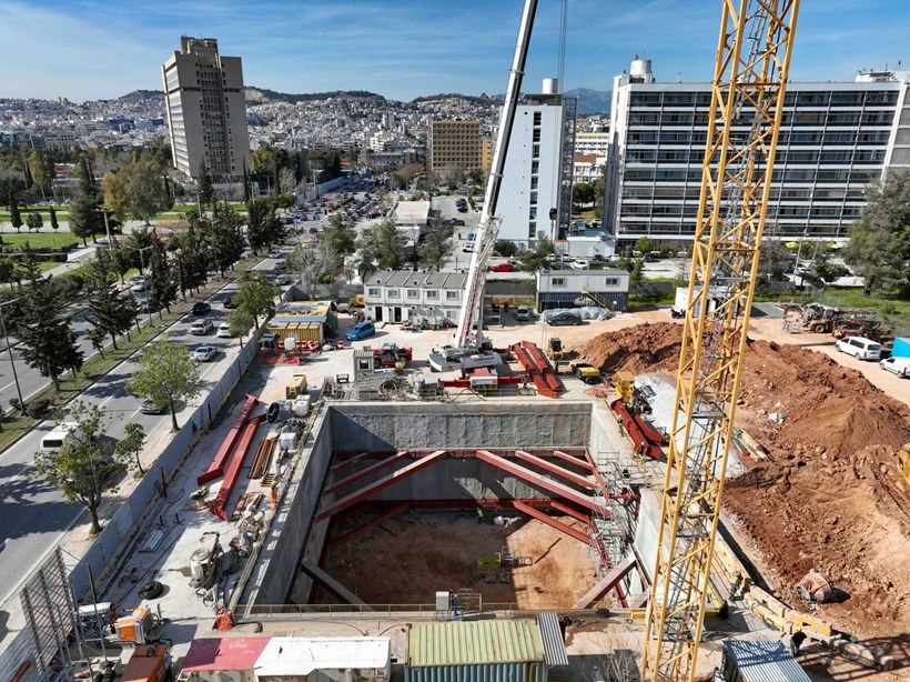 Οδικά έργα Αθήνα Μετρό Γραμμή 4