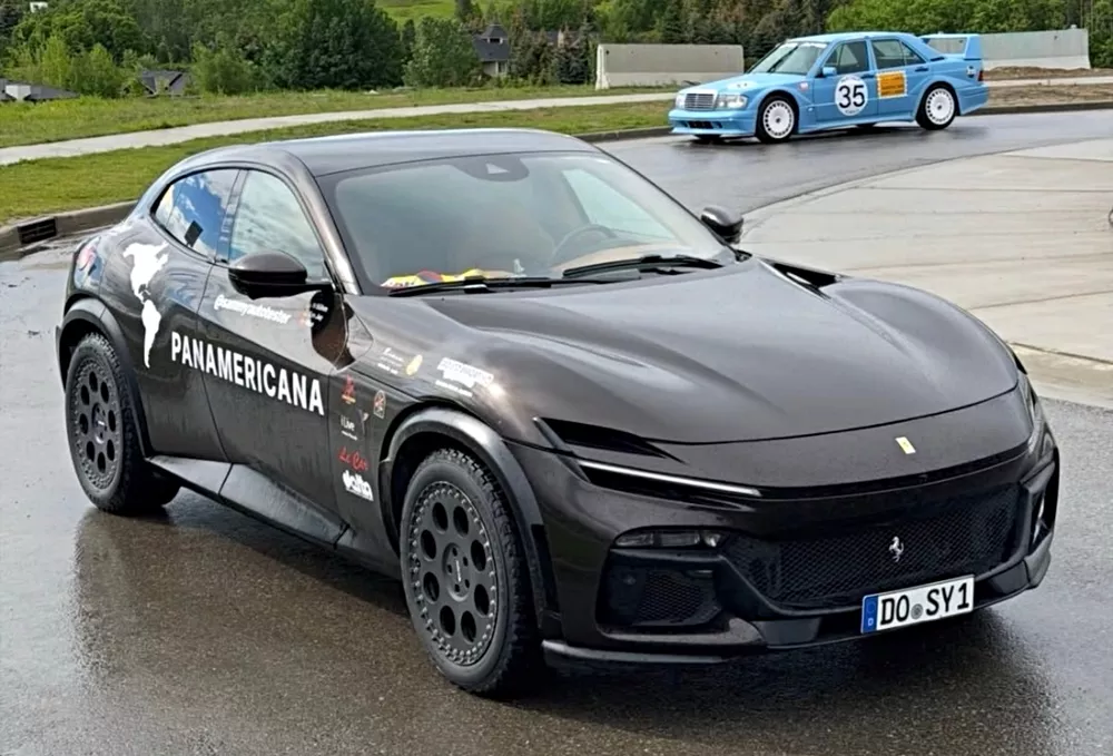Ferrari Purosangue διάσχιση Panamericana