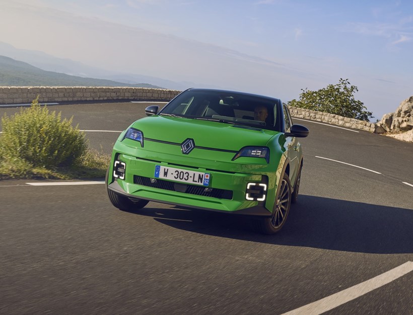 Renault 5 E-Tech Electric πράσινο χρώμα