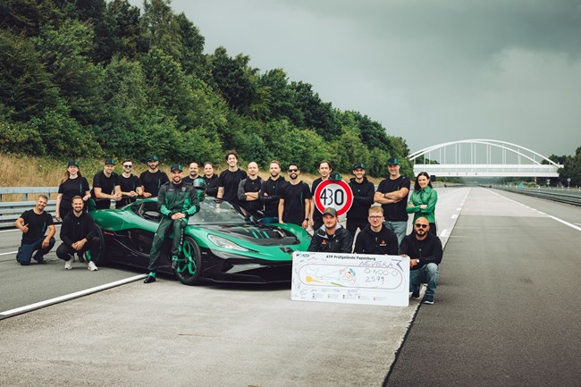Rimac Nevera R ρεκόρ Γκίνες