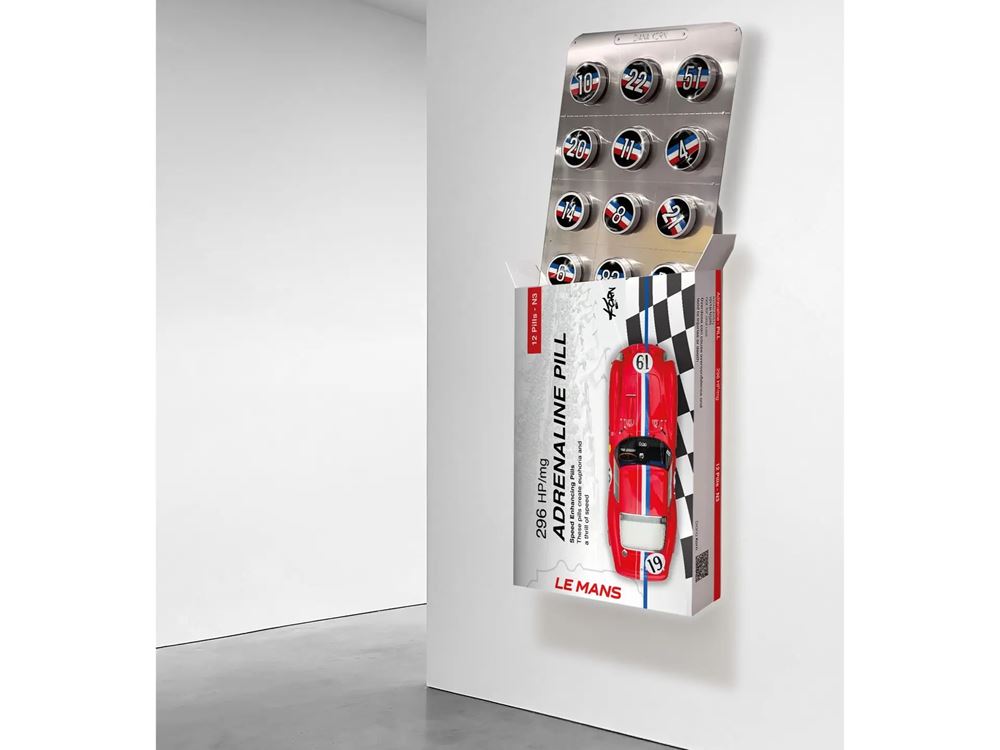 Χάπια αδρεναλίνης έργο τέχνης Ferrari