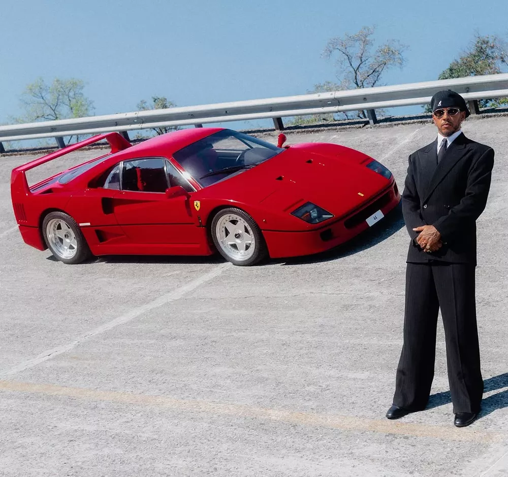 Lewis Hamilton Monza Ferrari F40