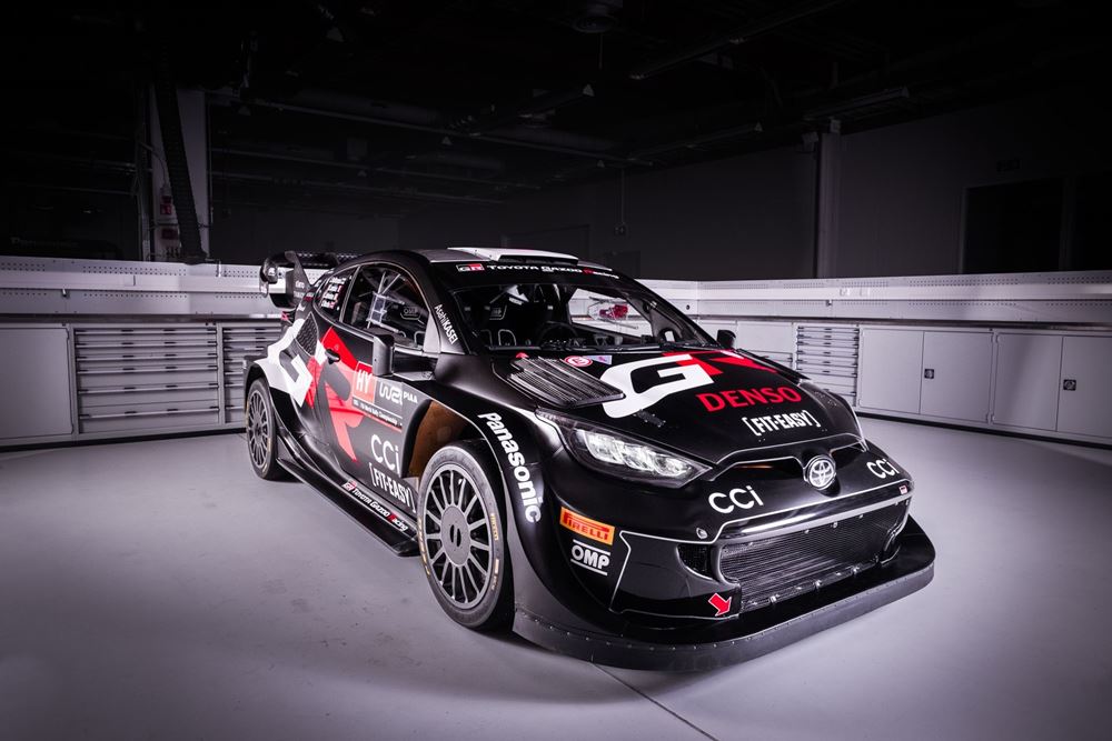 Toyota GR Yaris wrc νέα χρώματα για το 2024