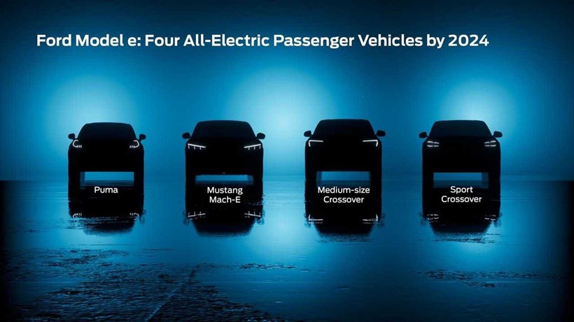 Ford EV models teaser