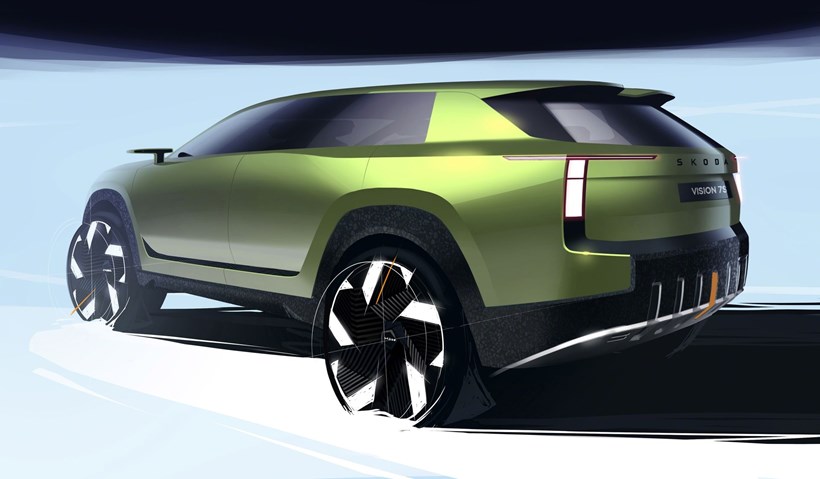 Skoda Vision 7S Sketch