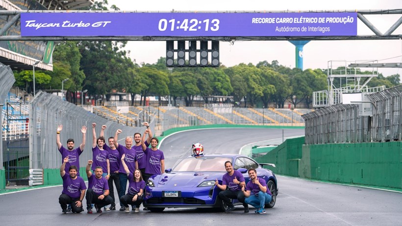 Porsche Taycan Turbo GT ρεκόρ Interlagos