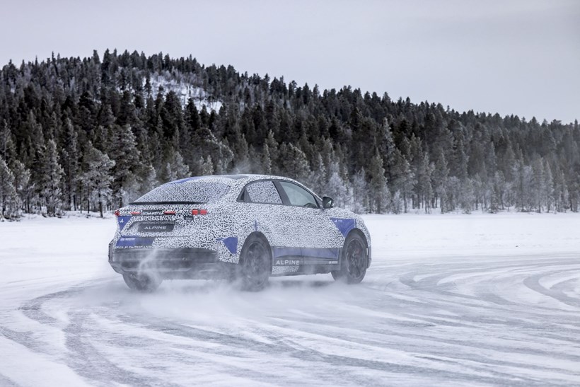 Alpine A390 Δοκιμές στο κρύο