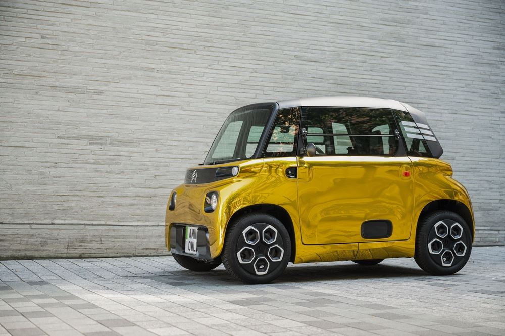 Citroen Ami Χρυσό στο Λονδίνο