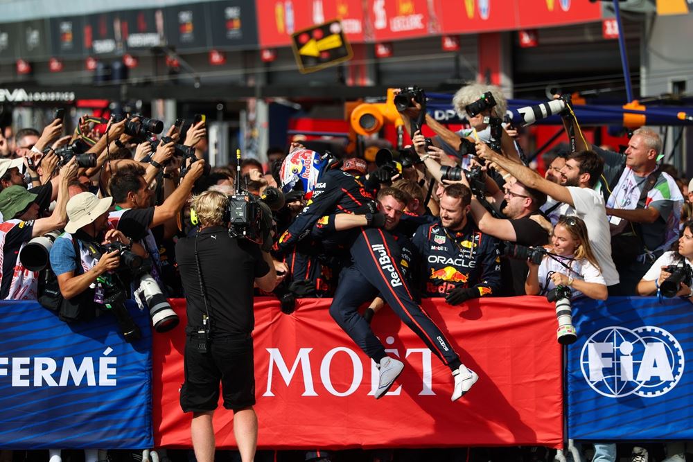 Mo&amp;euml;t &amp;amp; Chandon Monza 2025 Max Verstappen