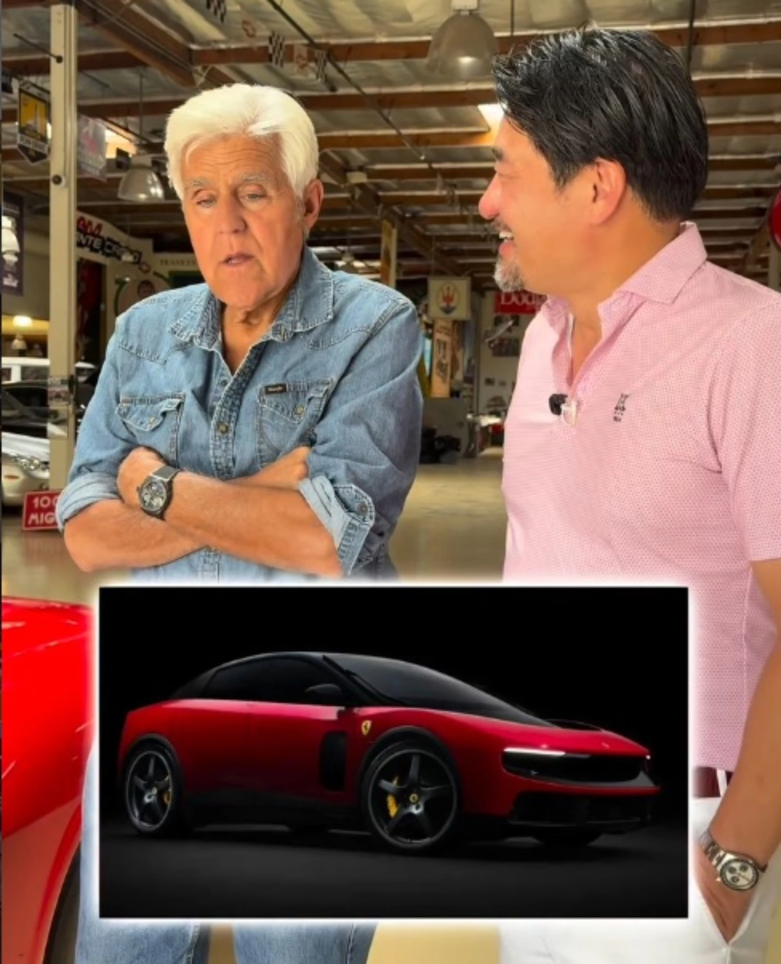 Jay Leno για τη Ferrari Luce