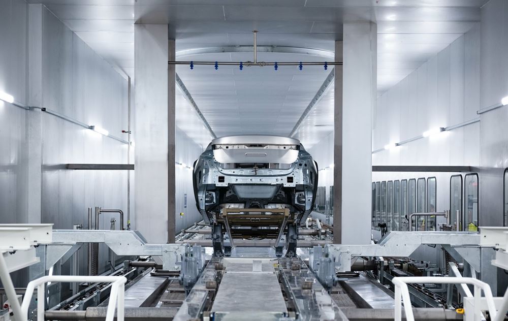 Audi A5 γραμμή παραγωγής στο εργοστάσιο του Neckarsulm