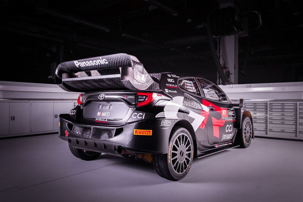 Toyota GR Yaris wrc νέα χρώματα για το 2024