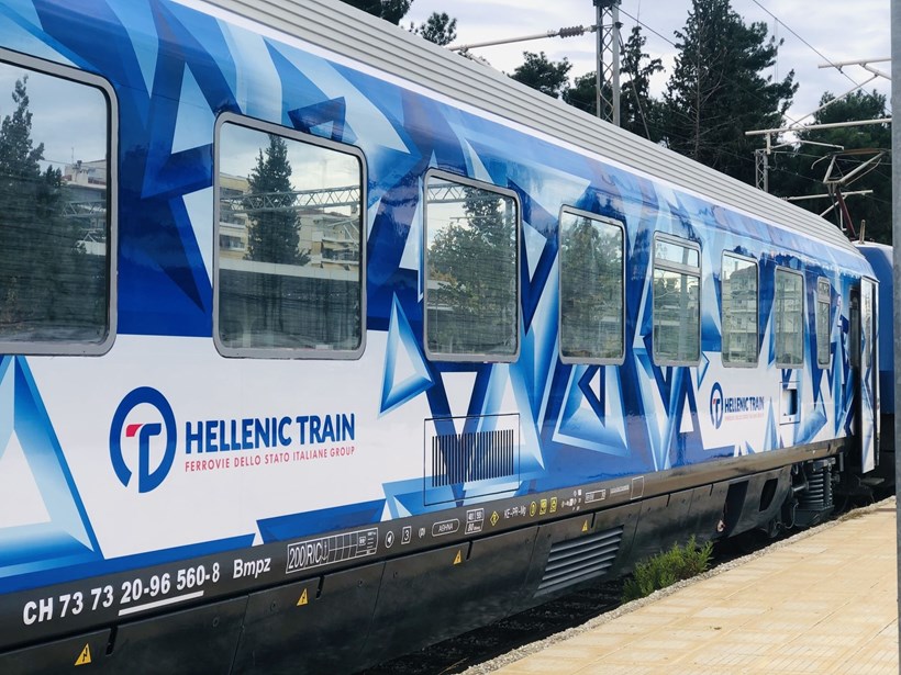 Hellenic Train συρμός τρένου