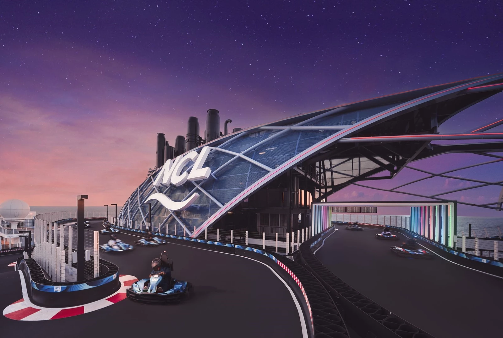 Norwegian Viva κρουαζιερόπλοιο με πίστα καρτ