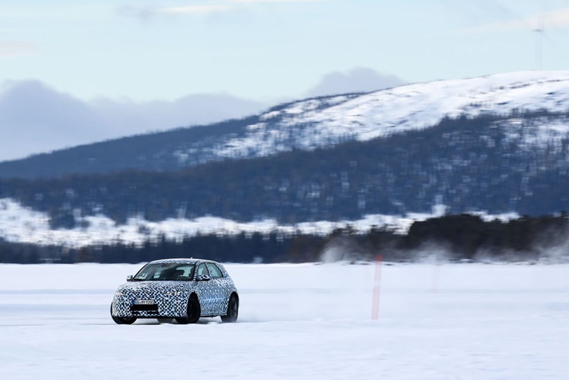 Hyundai Ioniq 5 N Δοκιμές στο χιόνι