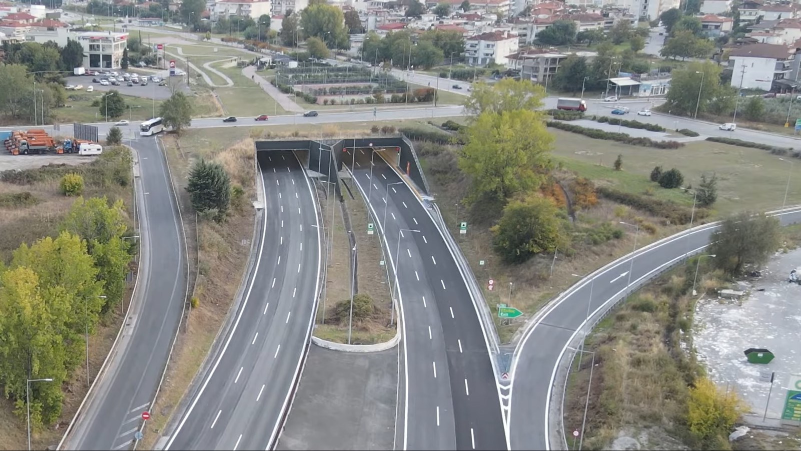 Σηραγγα Κατερίνης αναβάθμιση
