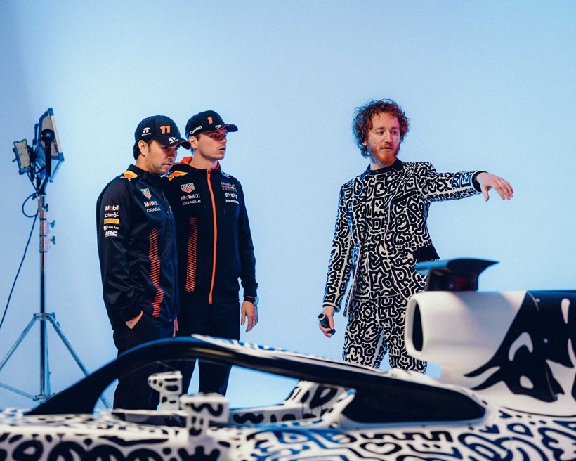 Red Bull Doodle Car
