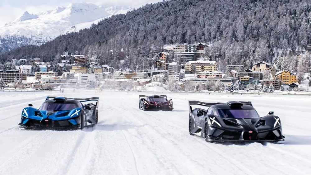 Bugatti Bolide ICE St Moritz