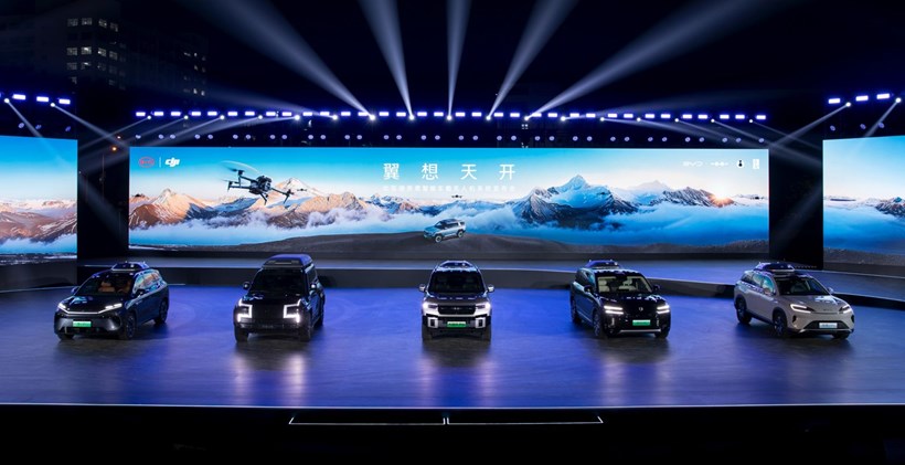 BYD in-car drone