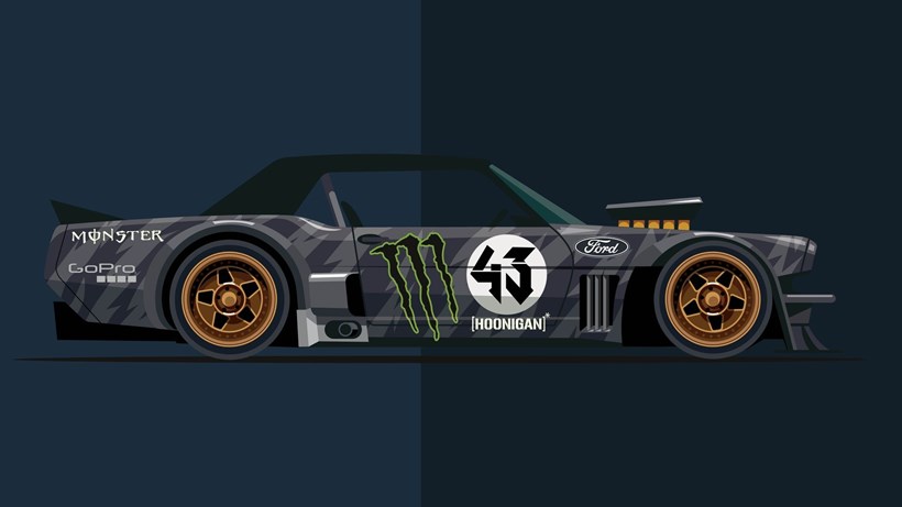Ken Block Hoonigan Cars Ford Hoonicorn