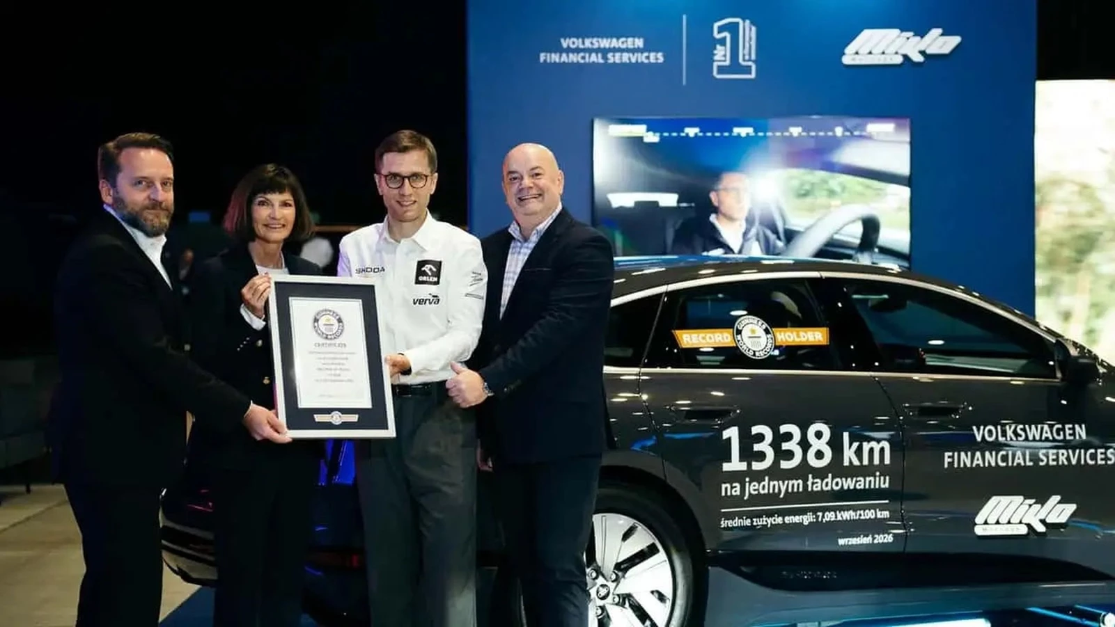 Audi A6 Sportback e-tron ρεκόρ Guinness