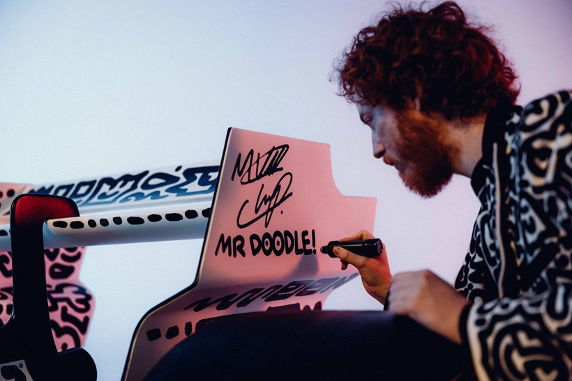 Red Bull Doodle Car