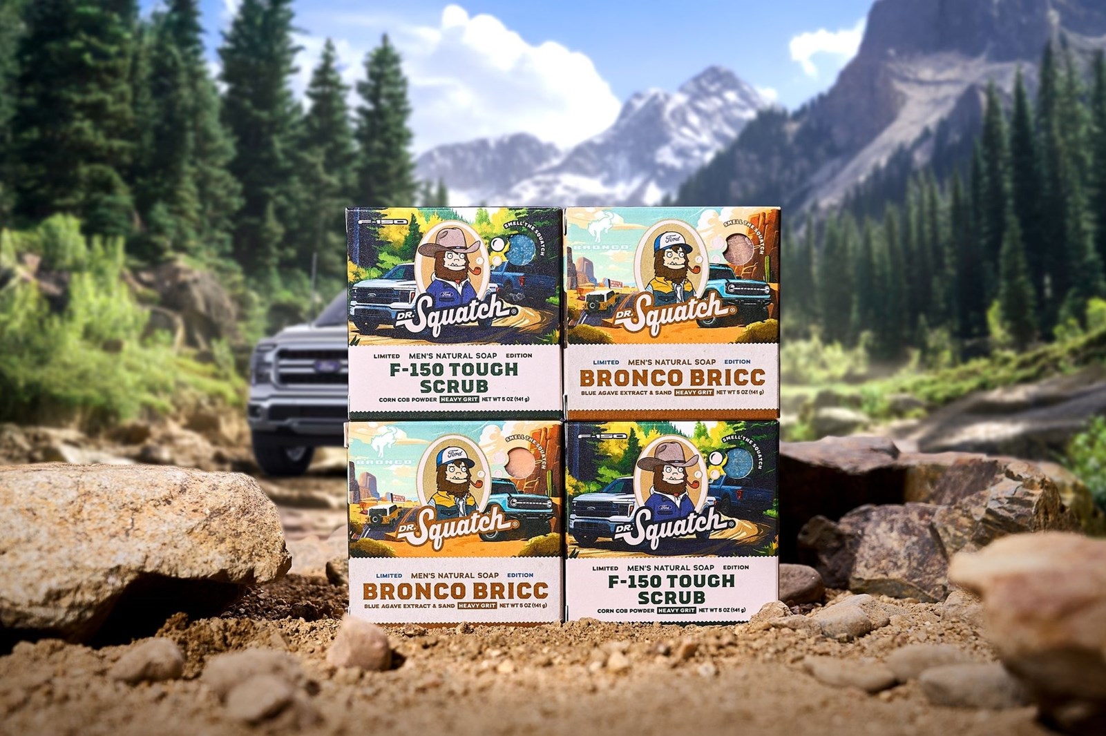 Ford Dr Squatch soap